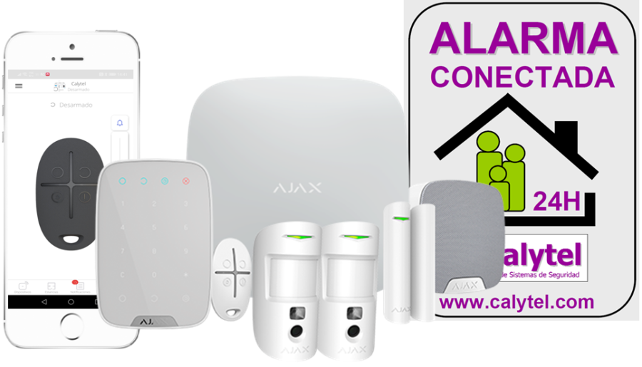 Sistema de alarma sin cuotas AJAX KIT NEGOCIO - La Tienda Inteligente